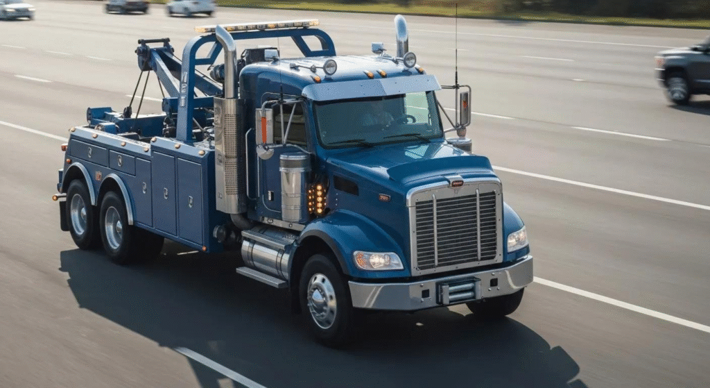 Tow truck in Hollywood Florida ready for Servicio De Gruas support